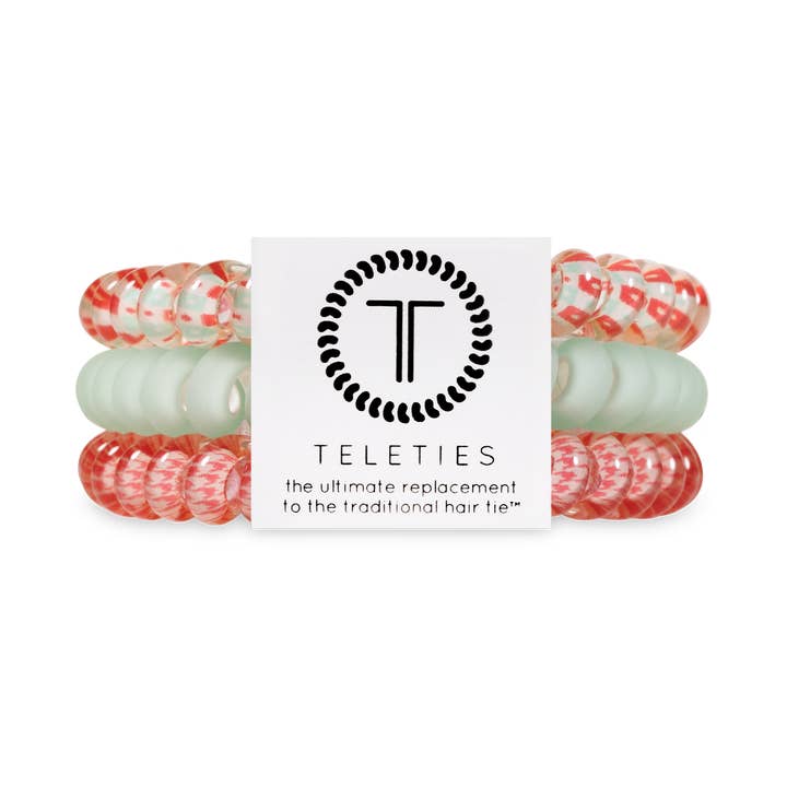 Spiral Hair Coil | Small | Calming Coral for wholesale by TELETIES