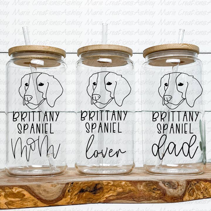 Brittany Spaniel - Vidro de Lata por atacado de Ashley Marie Creations