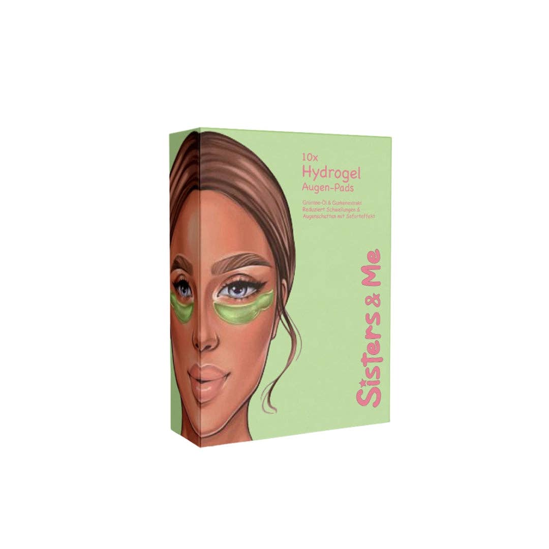 Sisters & Me GmbH – Großhandel Augenmasken – 10x HYDROGEL AUGEN-PADS MIT GURKENEXTRAKT UND GRÜNTEE-ÖL1