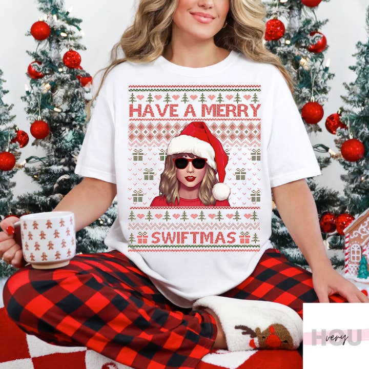 Swiftmas T-shirt for engroshandel hos veryHOU