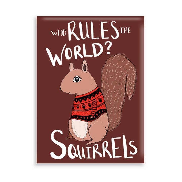 Squirrels Magnet for wholesale by Nice Enough Stickers