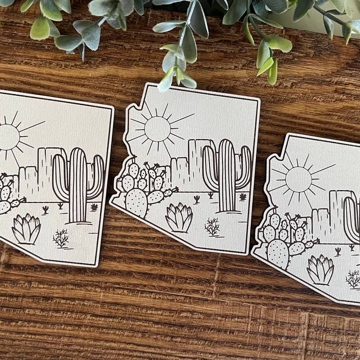 Arizona desert magnet, Arizona desert, Az desert for wholesale by Davenport Lane