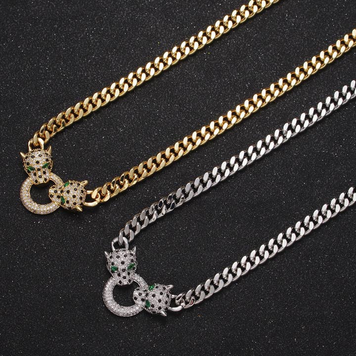 Bold Panther Gold Miami Cuban Curb Chain Statement Necklace and other Purchase Wholesale cuban. Free Returns & Net 60 Terms on Faire trending on Faire.