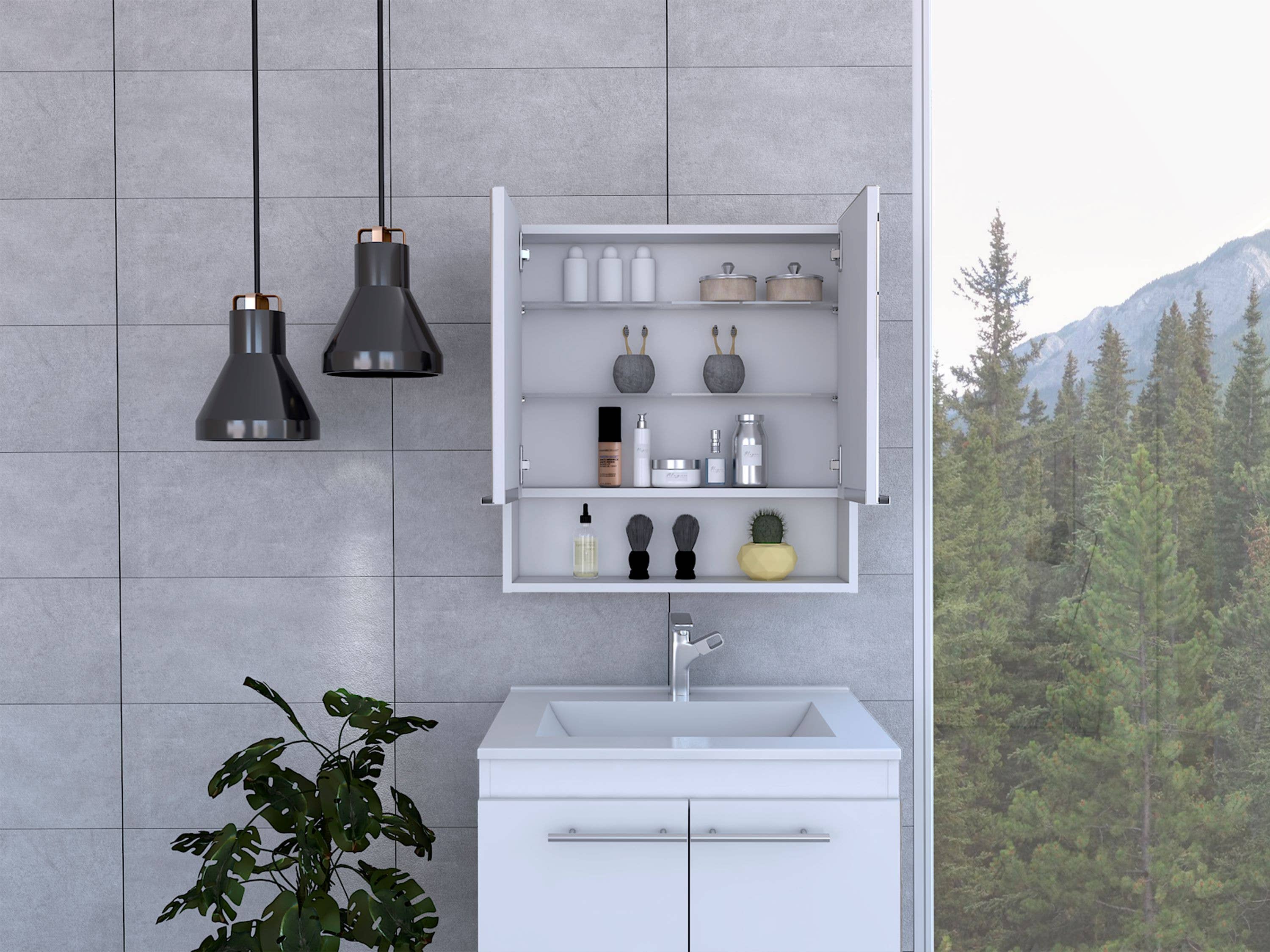 TuHome Concept - Vente Étagères murales - Armoire à pharmacie Jasper14