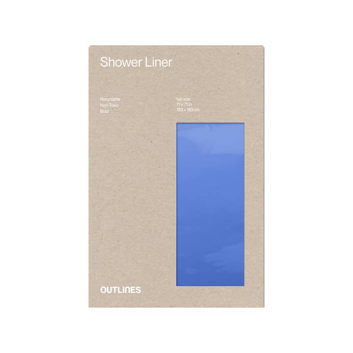 Outlines - Wholesale Shower Curtain - Recyclable Shower Liner2