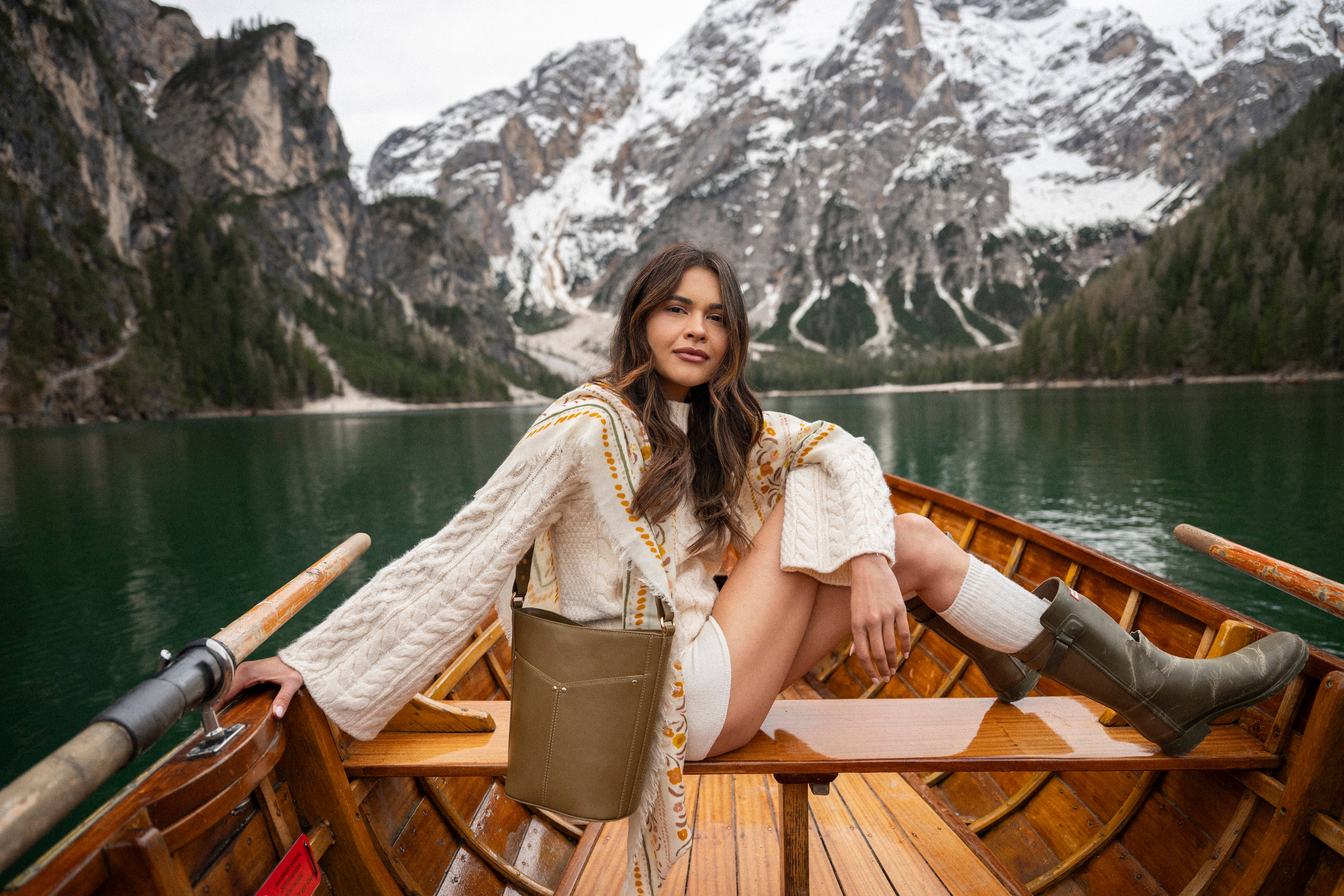 Maradji – Großhandel Kopftuch – Damen – Balkans Schal aus Bronze-Wolle und Seide3