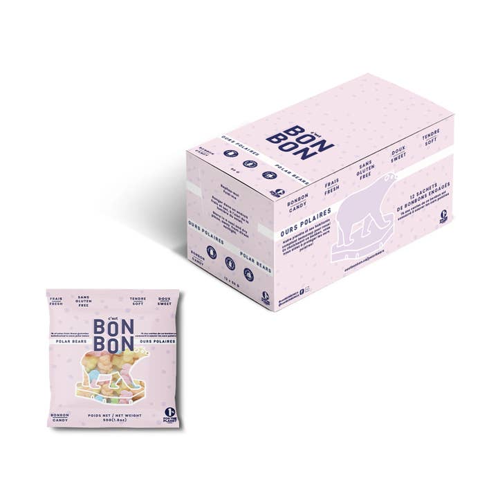Polar Bears - Gummy Candies for wholesale by La boîte à bonbons