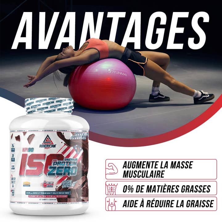 AMERICAN SUPLEMENT S.L. - Wholesale Protein/Superfood Powder - American Supplement | Premium IsoZero WPI90 2 kg/900g18
