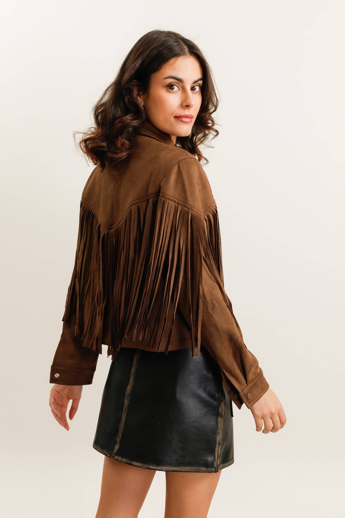 Daphnea - Wholesale Jacket - Women's - 5956 FRINGED JACKET7