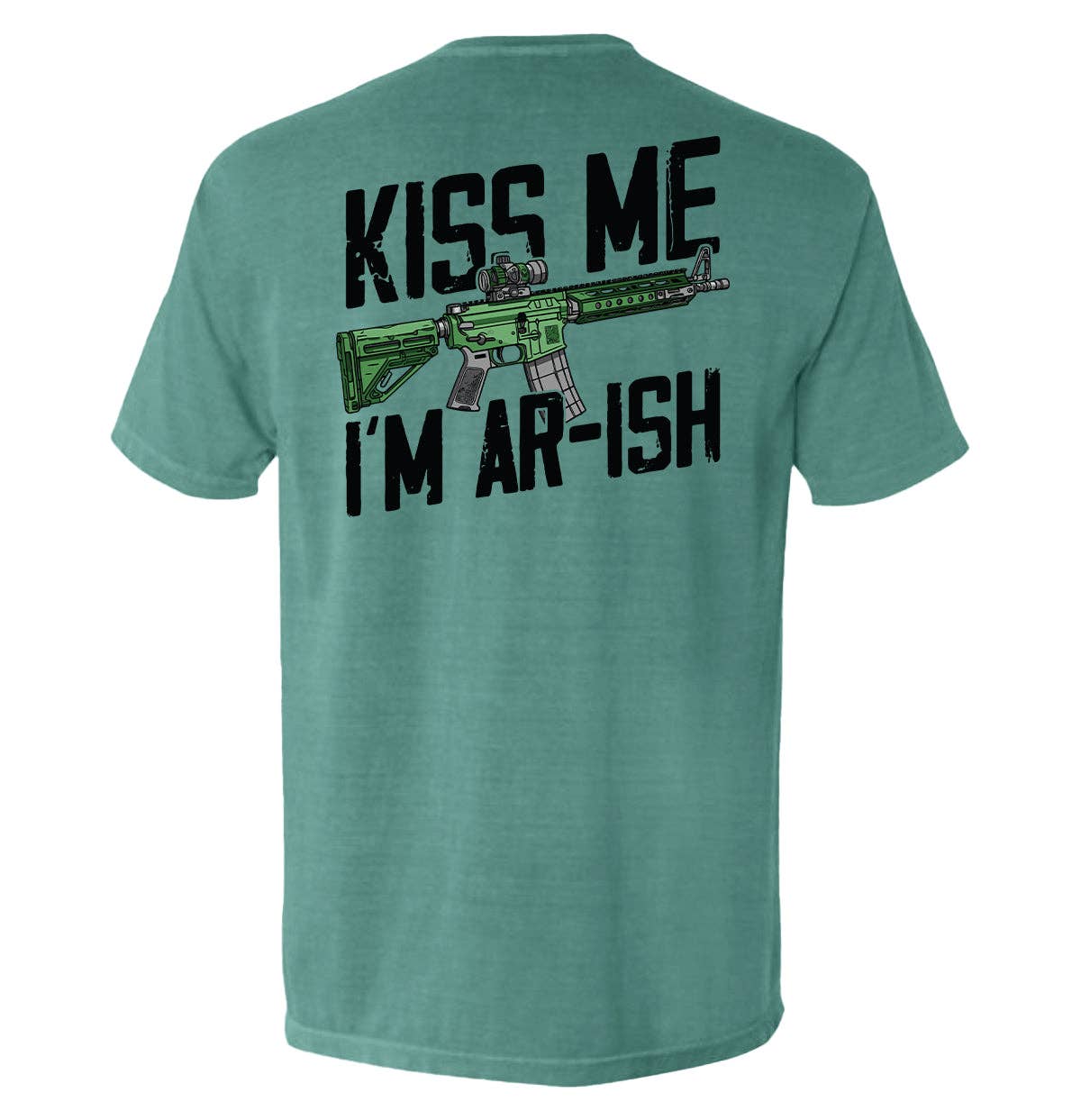 Shield Republic - Wholesale Screen Printed T-Shirt - Men's - Kiss Me I'm AR-ish6