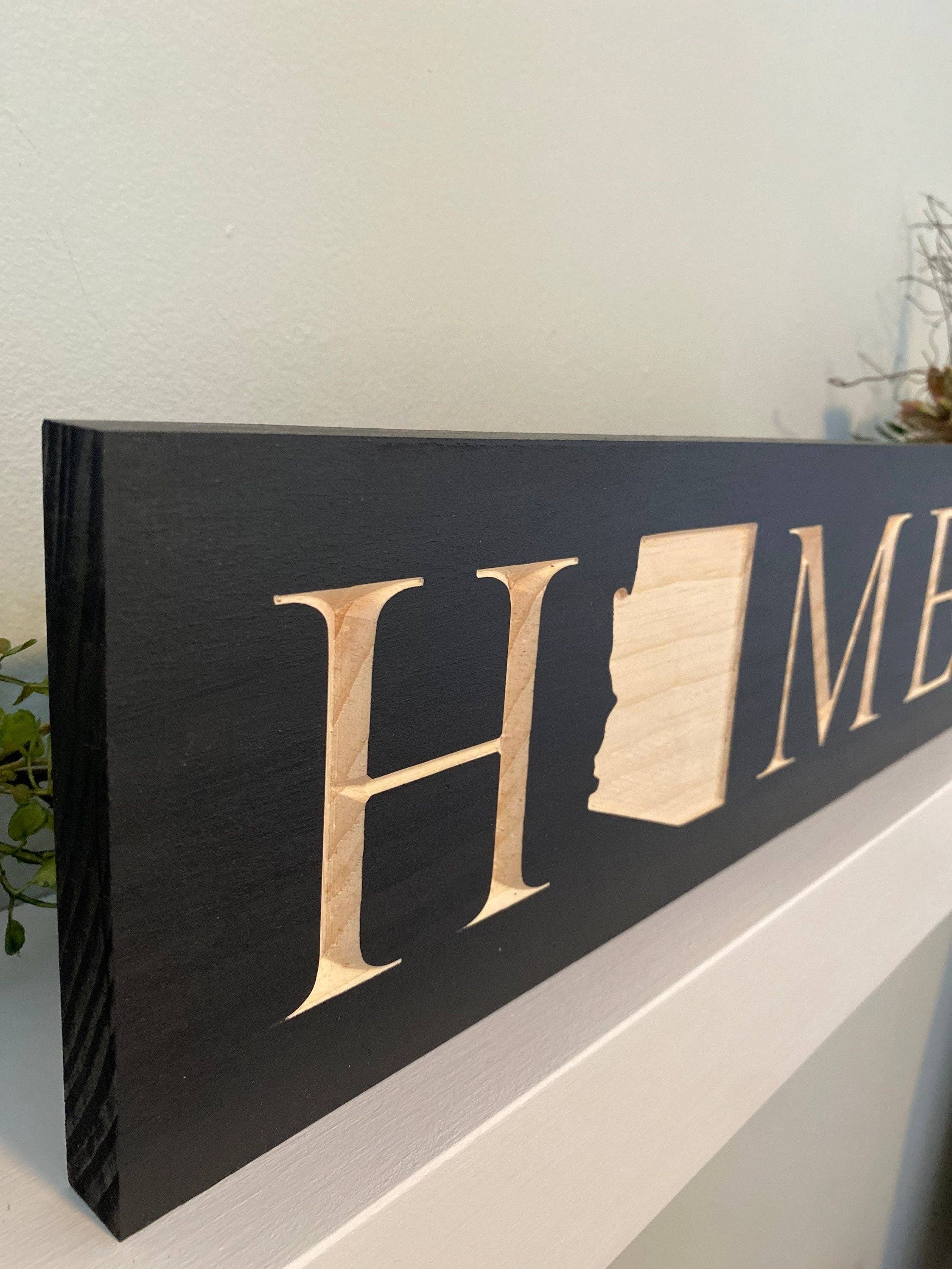 Creative Carpentry of Maine - Wholesale Sign - Arizona “Home” Sign2