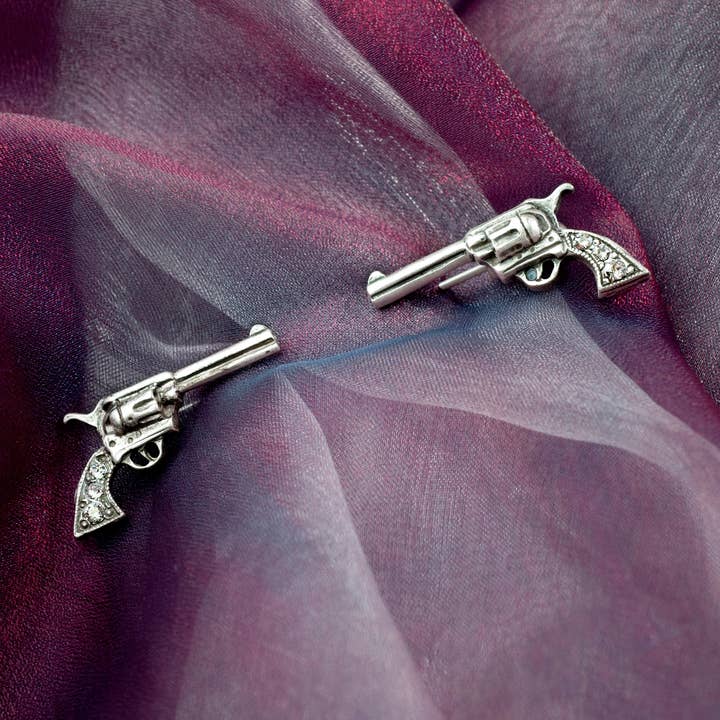 Pistol Gun Pin P678 for wholesale by Sweet Romance Jewelry