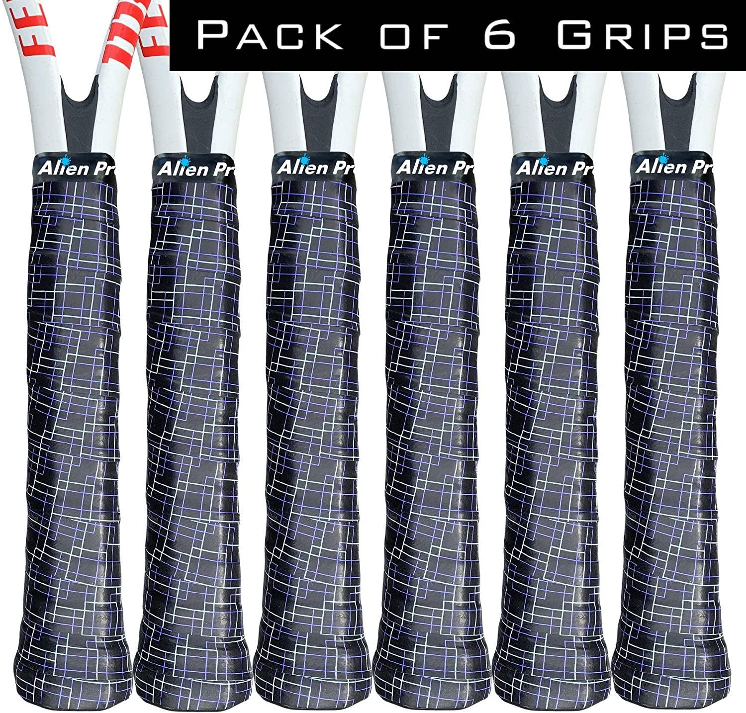 Alien Pros - Wholesale Sporting Accessories - [US] Alien Pros Tennis Racket Grip Tape C-Tac (6 Grips)13