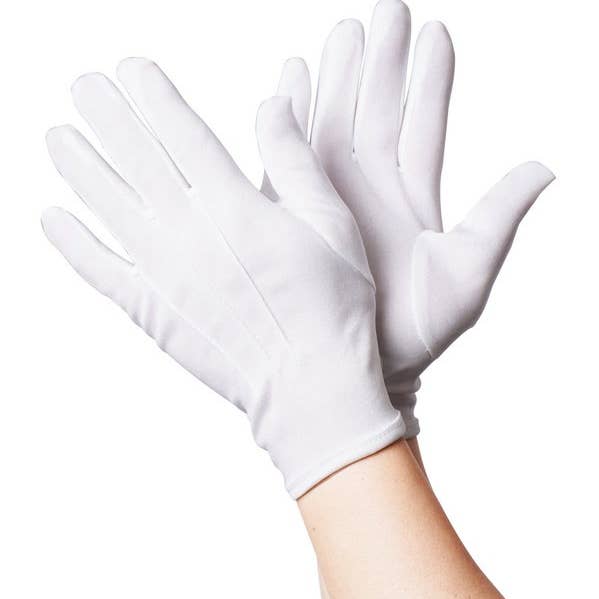White Short Gloves for wholesale by KBW Global Corp.
