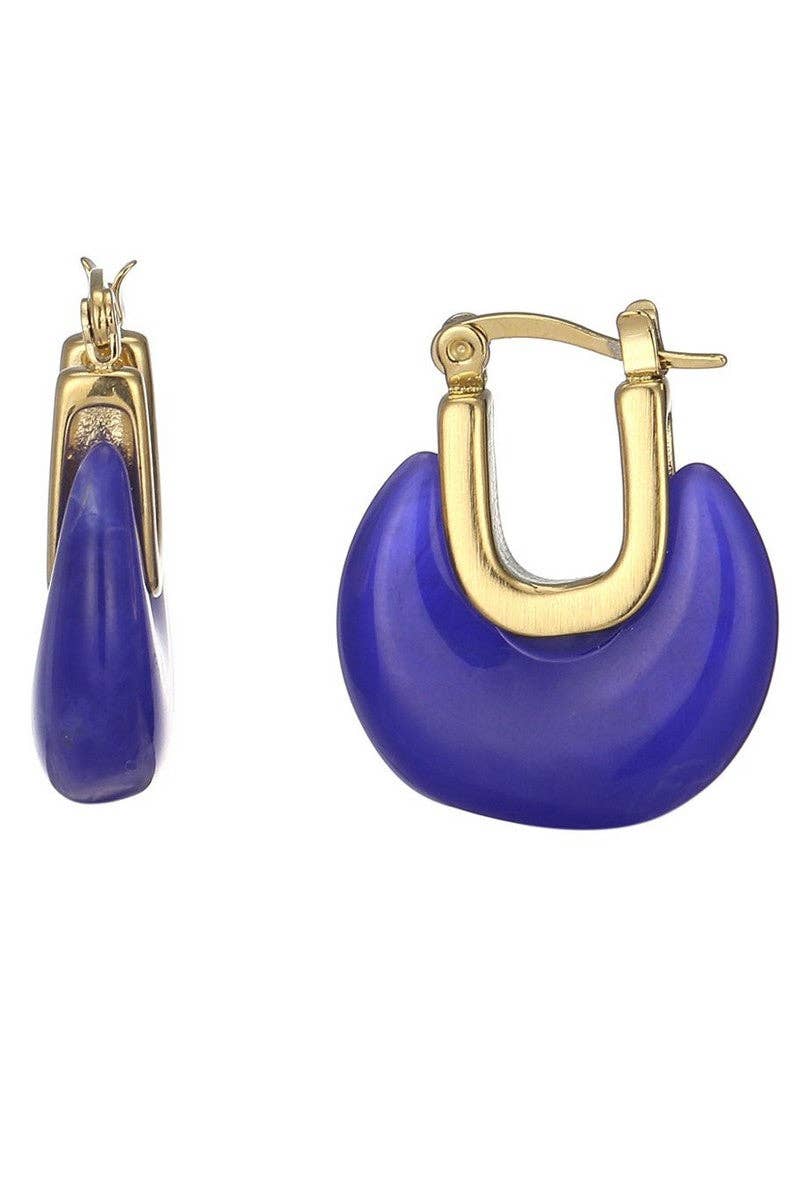 BELLE MISS - Wholesale Dangle Earrings - Urlas stud earring in stainless steel0