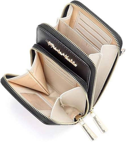 M&M HANDBAGS, LLC. - Venta al por mayor Bandolera - Mujer - FFC104c Colección de Dibujos Animados de Frida Kahlo Bolso Bandolera para Teléfono Móvil1