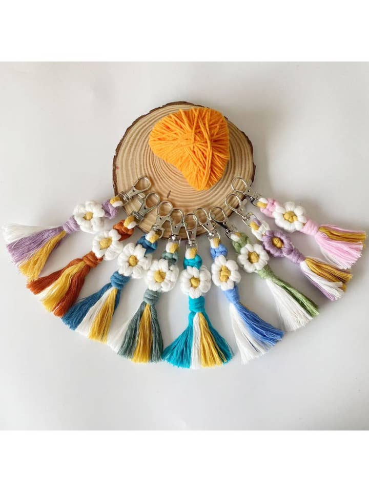 Keypus - Porte-clés Daisy Fleur Y2K pour la vente par WEST AUSSIE SUPPLIES