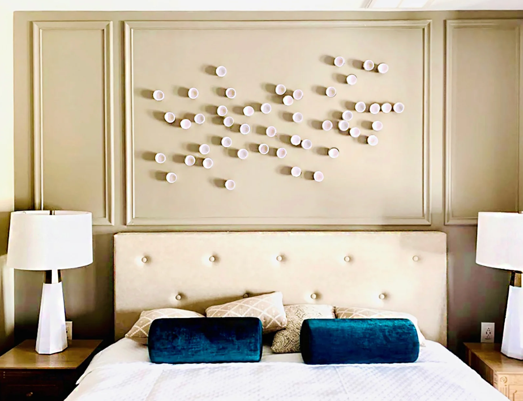 Gold Leaf Design Group - Wholesale Wall Accent - Seed Wall Play™ SEED Off-White Set/104