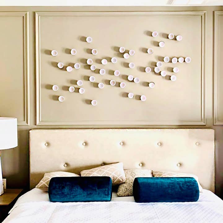 Gold Leaf Design Group - Wholesale Wall Accent - Seed Wall Play™ SEED Off-White Set/104