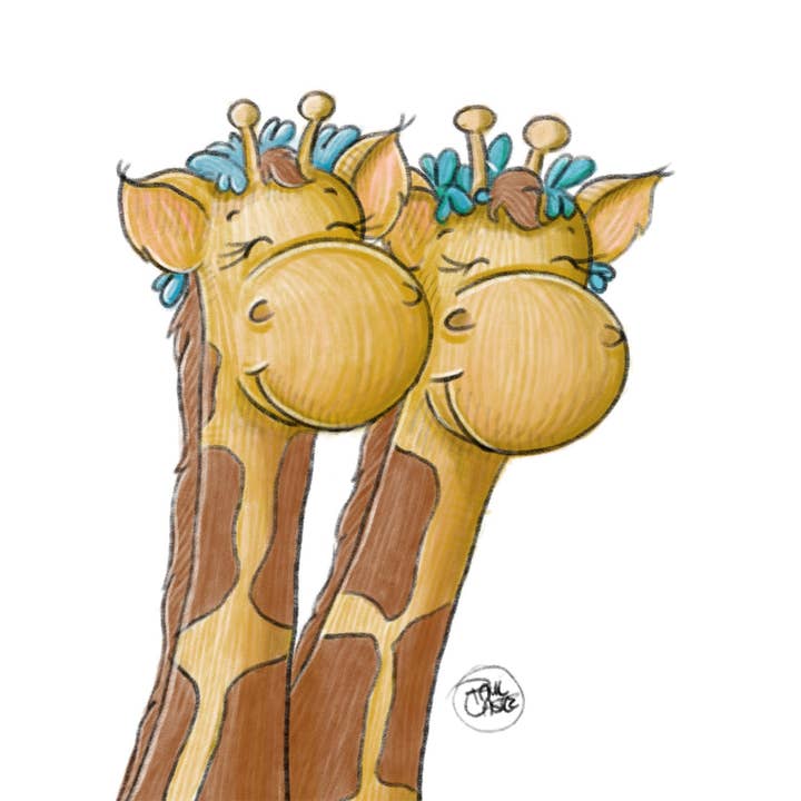 Kenya and Karma - Art Print for wholesale by Paul Castle Studio