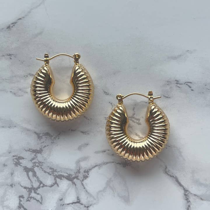 Jessica Matrasko Jewelry - Wholesale Huggie Earrings - Carla Huggie Earrings
