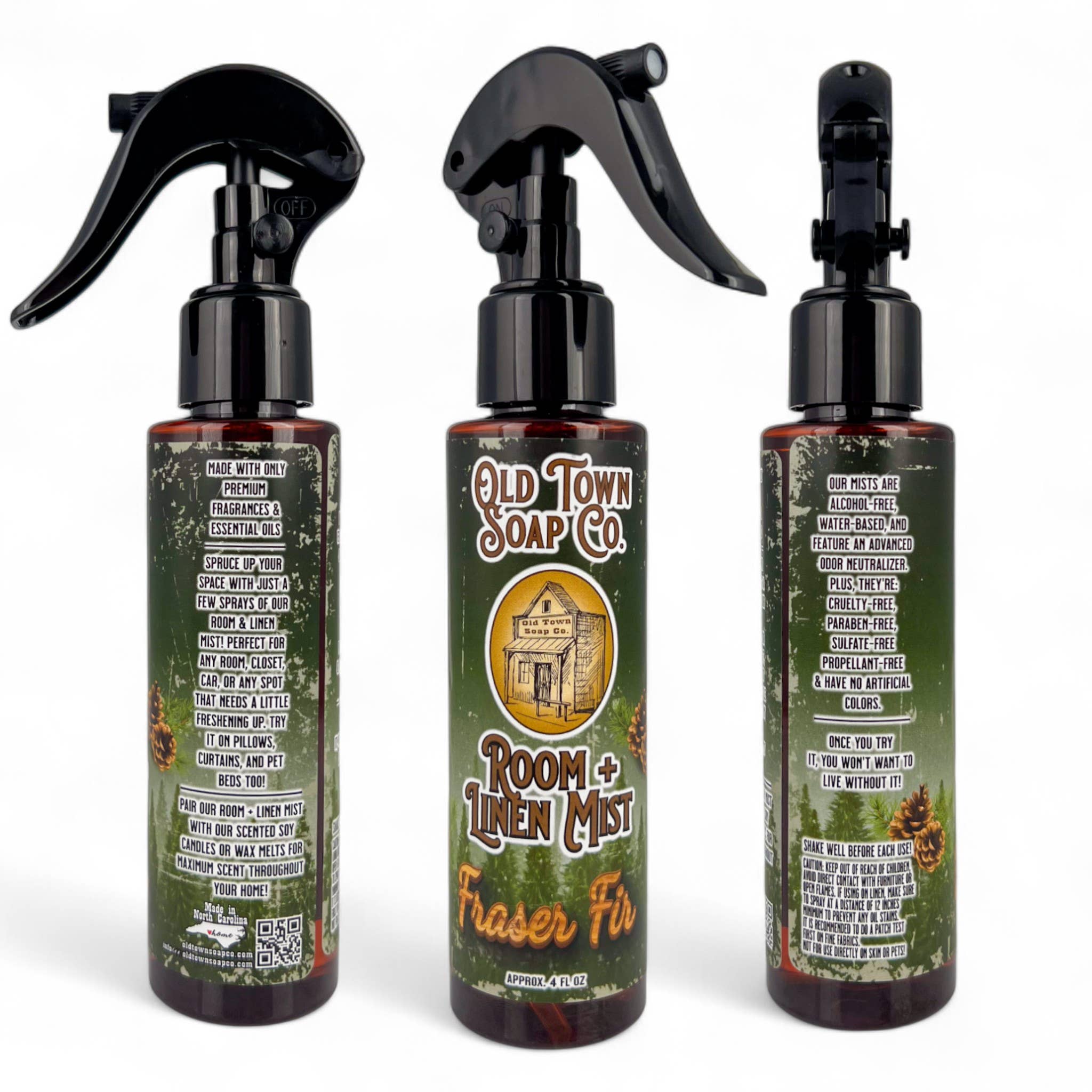 Old Town Soap Co. - Vendita all'ingrosso Spray per tessuti e ambienti - Room + Linen Mist - 14 Fragranze - Rinfresca la tua stanza2