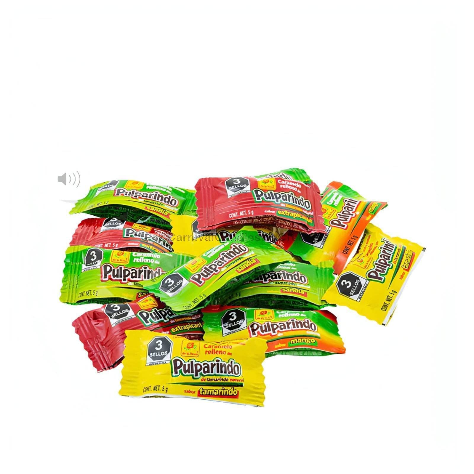 Carnival Candies & Ice Cream Inc. - Wholesale Gummy - De La Rosa Pulparindo Suave Mexican Candy Mix (100 Count)1