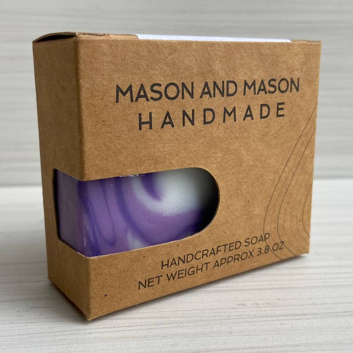 Lavender Handmade Soap for wholesale by Mason and Mason Handmade