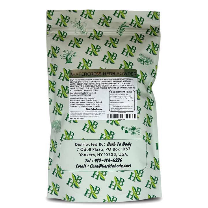 Herb To Body - Wholesale Herbs - Watercress Herb Powder 1lb1