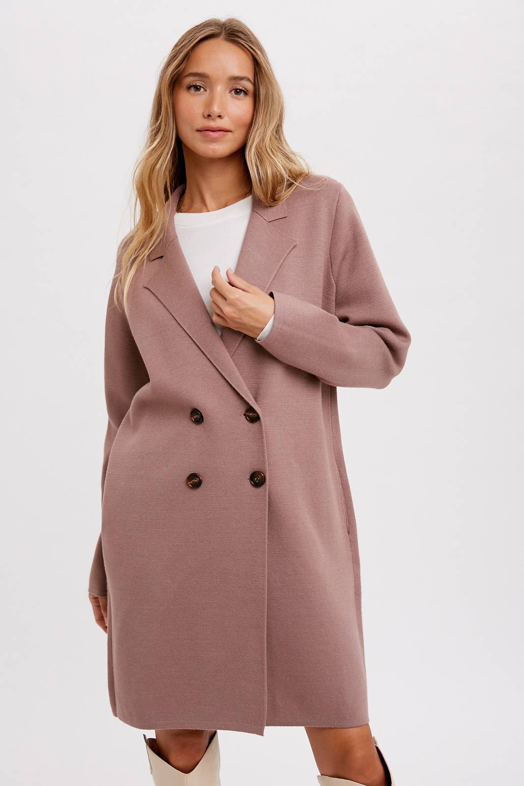 Bluivy - Wholesale Coat - Women's - CLASSIC DOUBLE BREASTED COATIGAN22