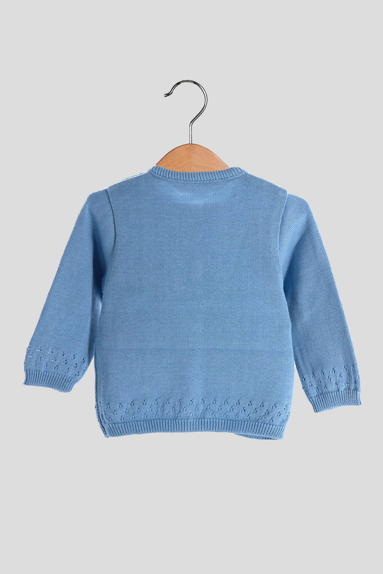 Amorim Gerações, LDA - Wholesale Coat - Baby - Delicate Cotton Knit Jacket Wooden Buttons 03121T3