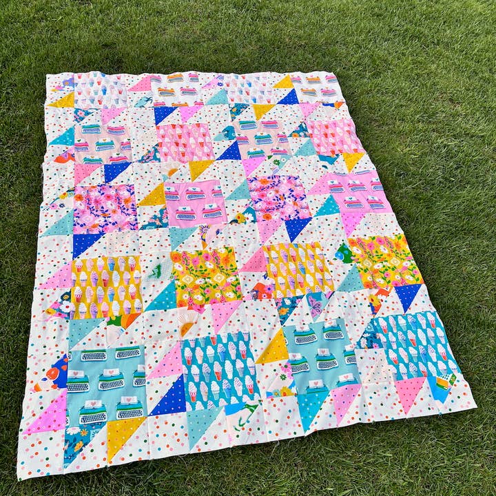 AllisonRamsing.com - Wholesale Craft Supplies - Layer Cake Bear Paws Quilt Pattern - Printed5