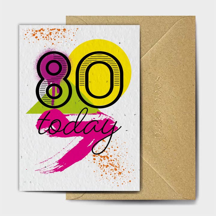 Octogenarian for wholesale by The Seed Card Company