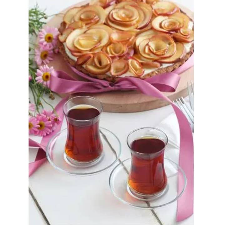 LAV Duru tyrkisk teglassæt med 6, klart glas, 5,25 Oz for engroshandel hos Hakan