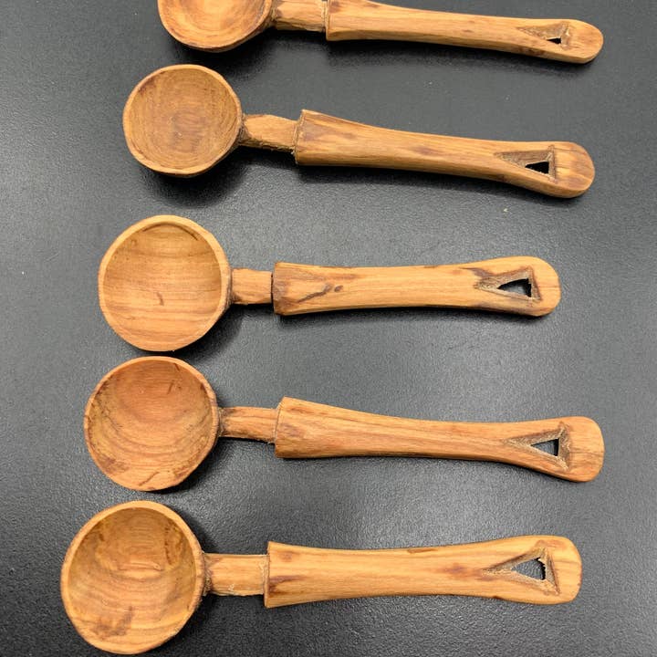 KENYAN SAFARI DESIGNS - Wholesale Table Spoon (Cutlery) - Handmade Wooden Tea Spoons