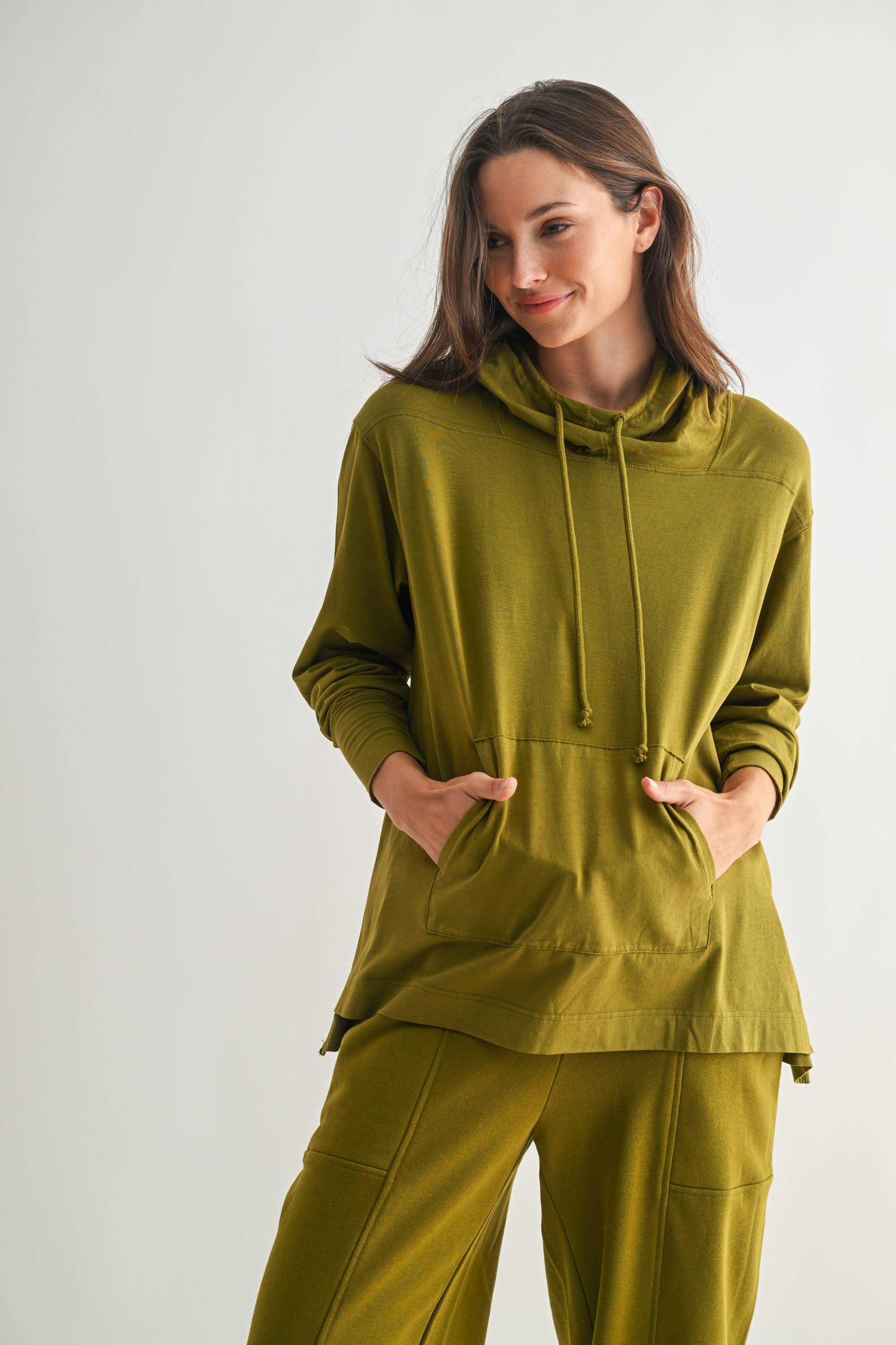Mono B - Wholesale Hoodie - Women's - Fieldstone Pima Cotton Hoodie4