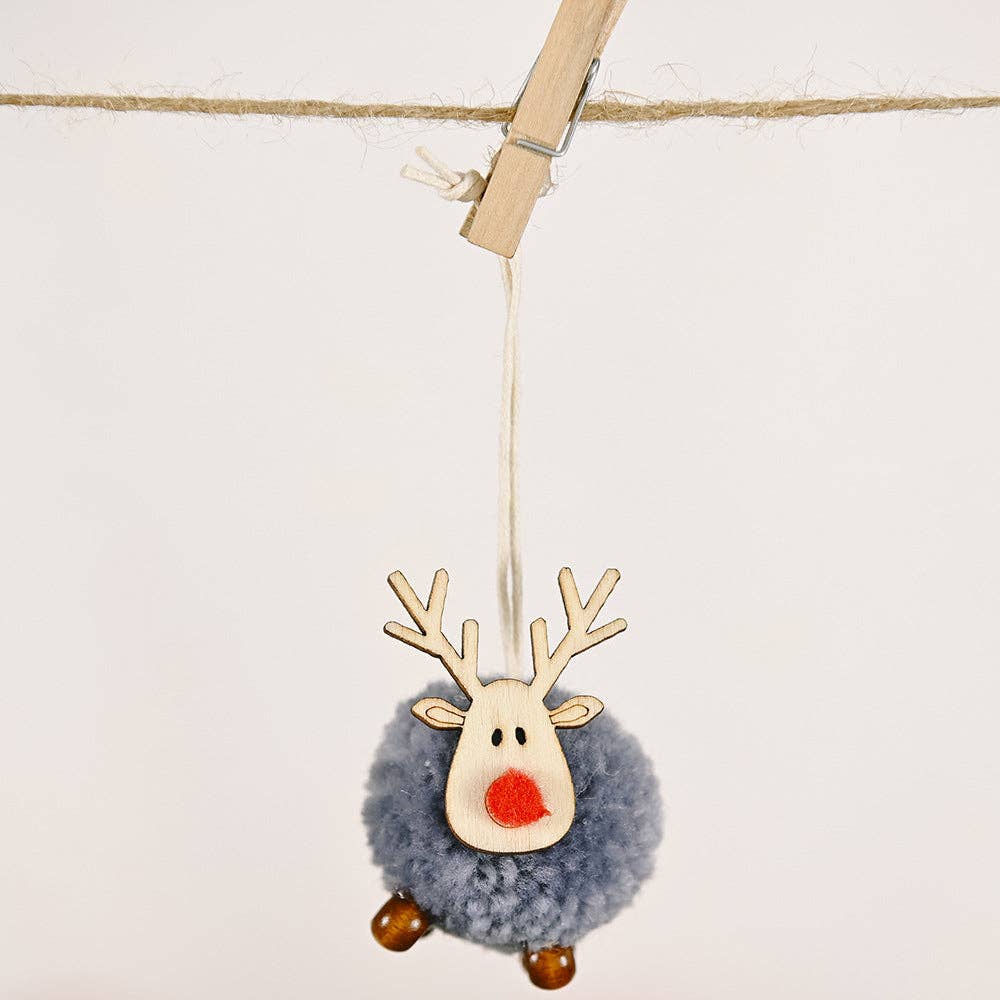 Blak Wardrob - Wholesale Ornament Set - 4-Piece Reindeer Hanging Widgets8
