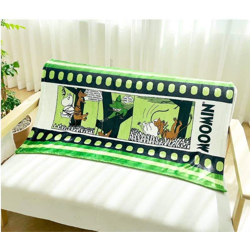 K-Wonderland - Wholesale Throw Blanket - Moomin Illust Warm Cozy Throw Mini Blanket14