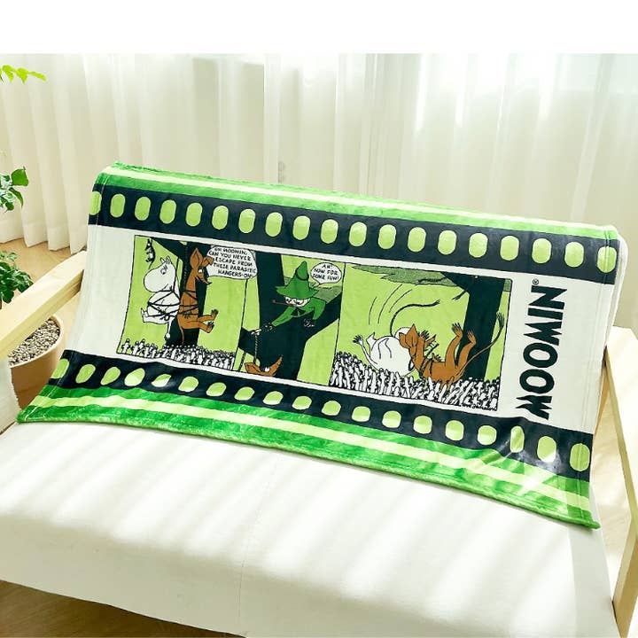 K-Wonderland - Wholesale Throw Blanket - Moomin Illust Warm Cozy Throw Mini Blanket14