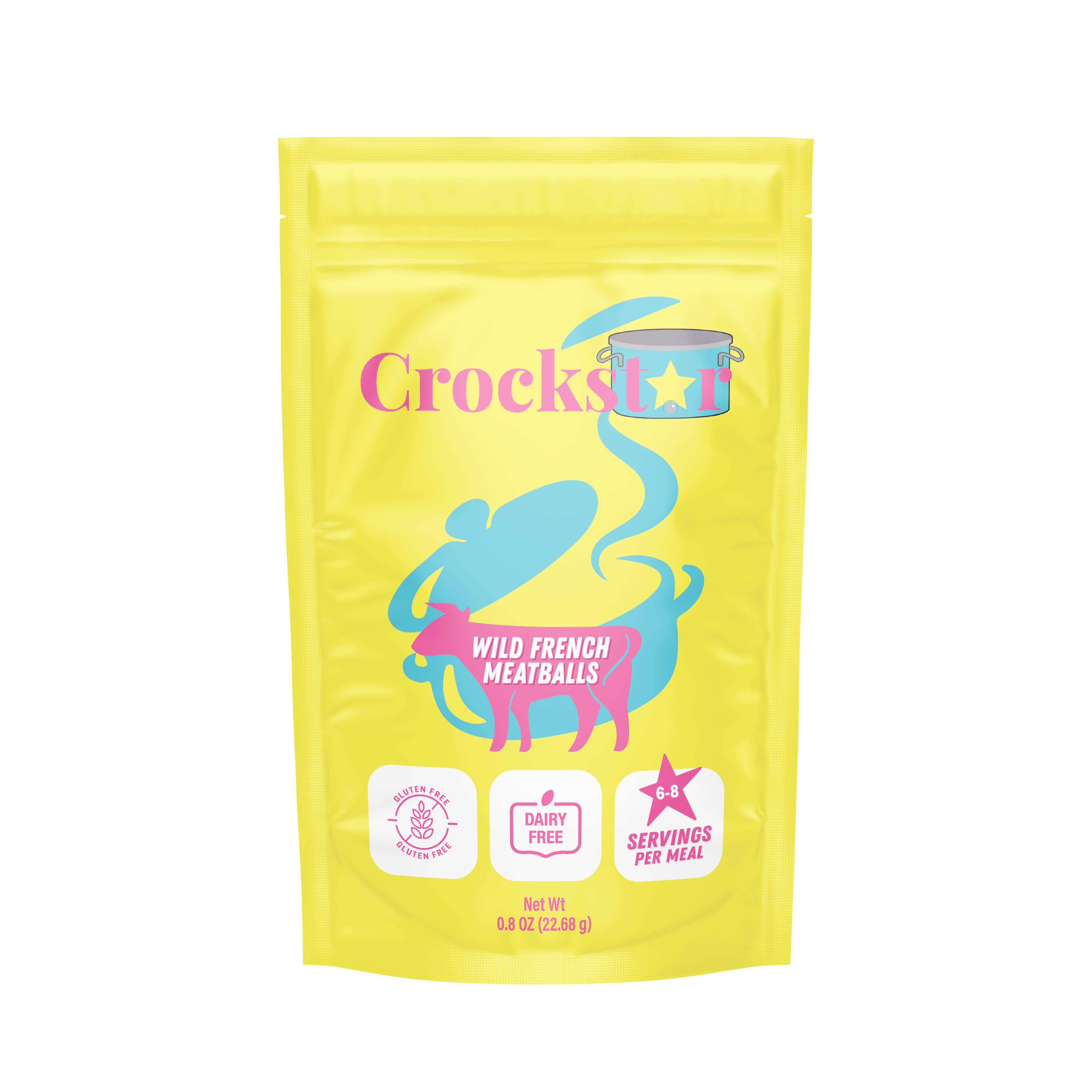 Crockstar Dinner Club - Wholesale Shelf-stable prepared meal - Wild French Meatballs