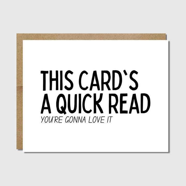 Boglykønskningskort | Sjovt kort til bogorme for engroshandel hos Raisin Spirits