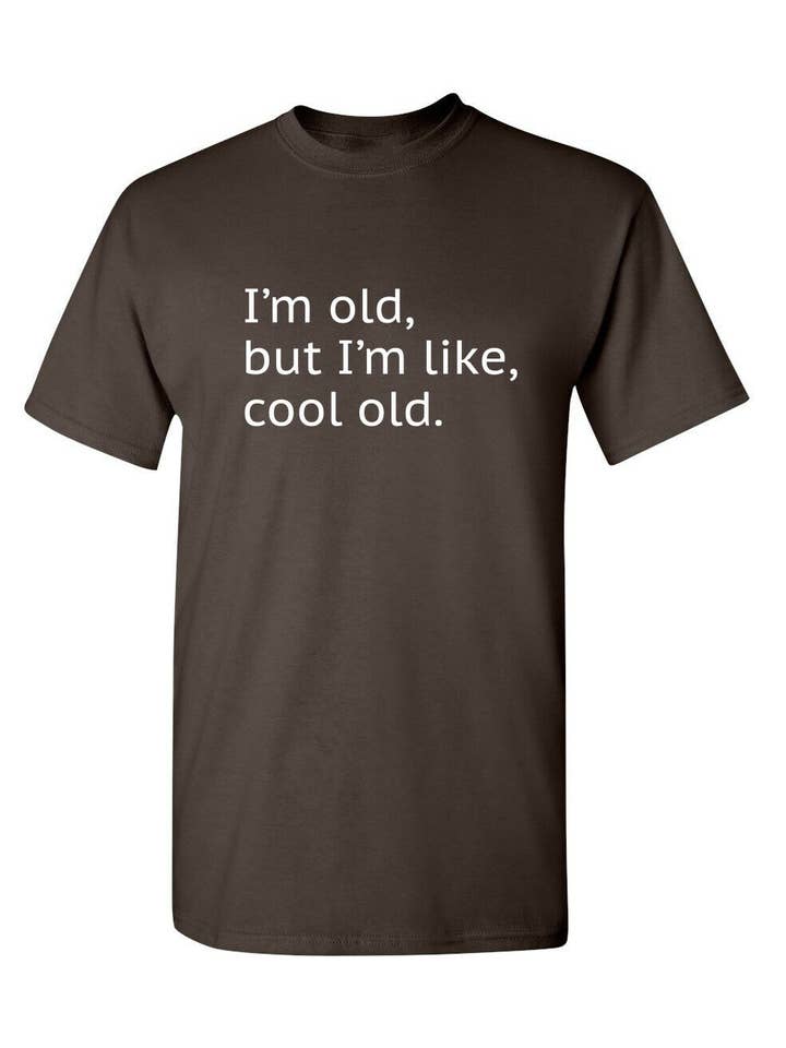 Feelin Good Tees - Wholesale Screen Printed T-Shirt - Unisex - I'm Old but I'm Like Cool Old1