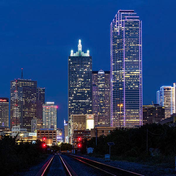 Impressions d'art de Dallas Texas Centre-ville DTD175 pour la vente par Breaking Rules Photography