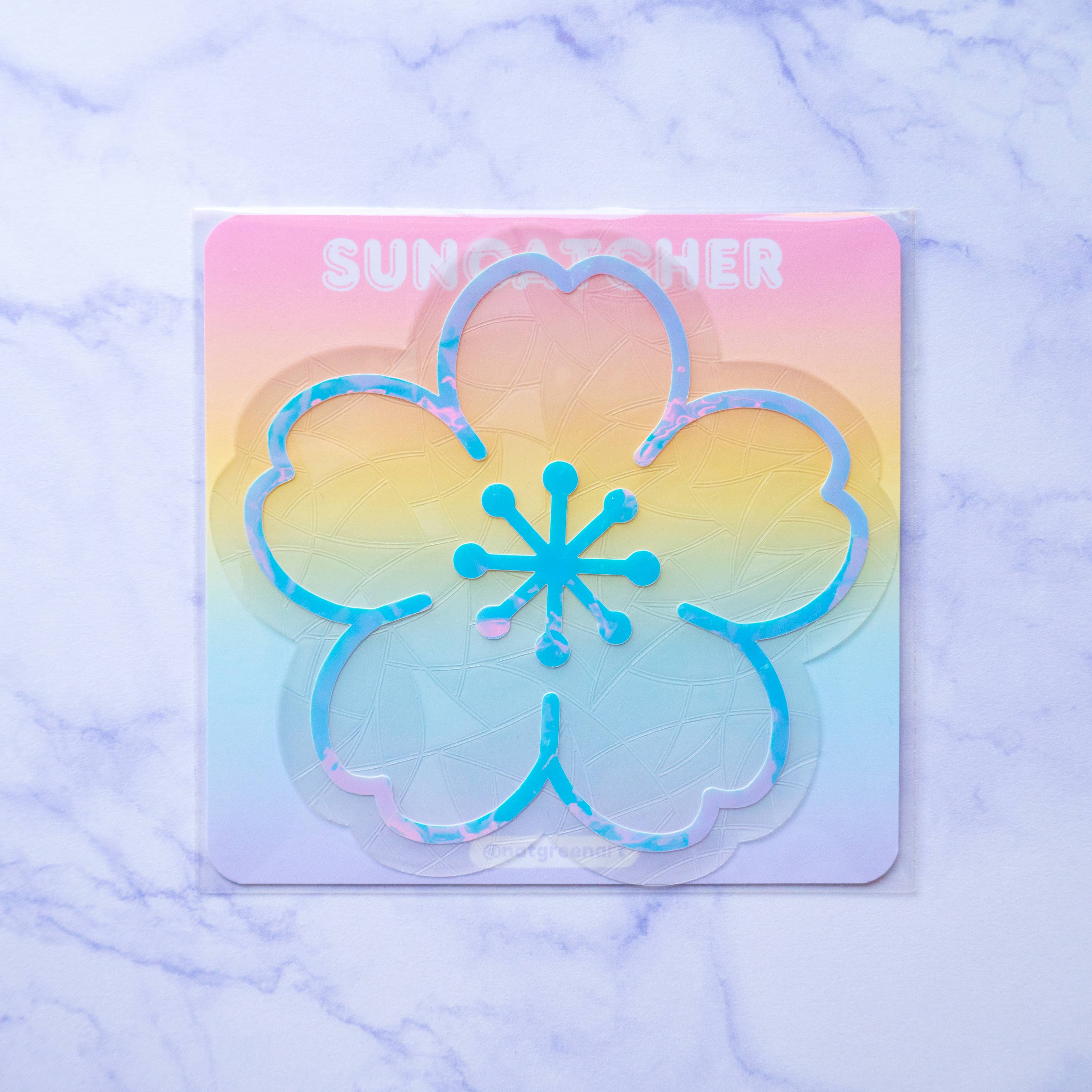 NatGreenArt - Wholesale Suncatcher - Sakura Suncatcher Window Sticker (Rainbow Maker)1