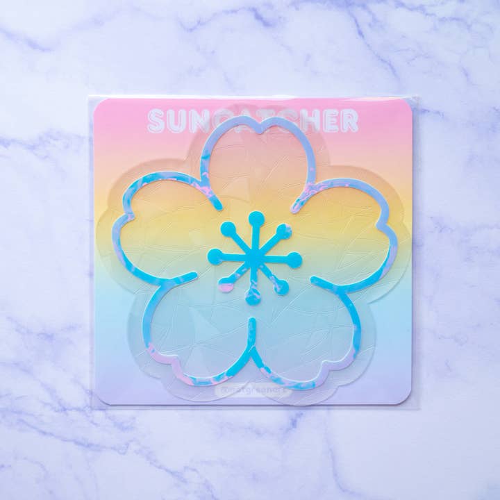 NatGreenArt - Wholesale Suncatcher - Sakura Suncatcher Window Sticker (Rainbow Maker)1