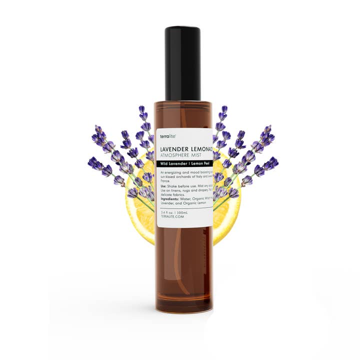 Lavendel Lemonade - Atmosphere Mist Organic Room Spray for engroshandel hos Terralite
