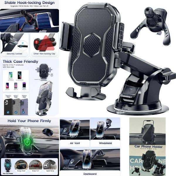 Ultimate Car Phone Holder B2- Packaging & Styling May Vary - for wholesale by St. Louis Wholesale LLC