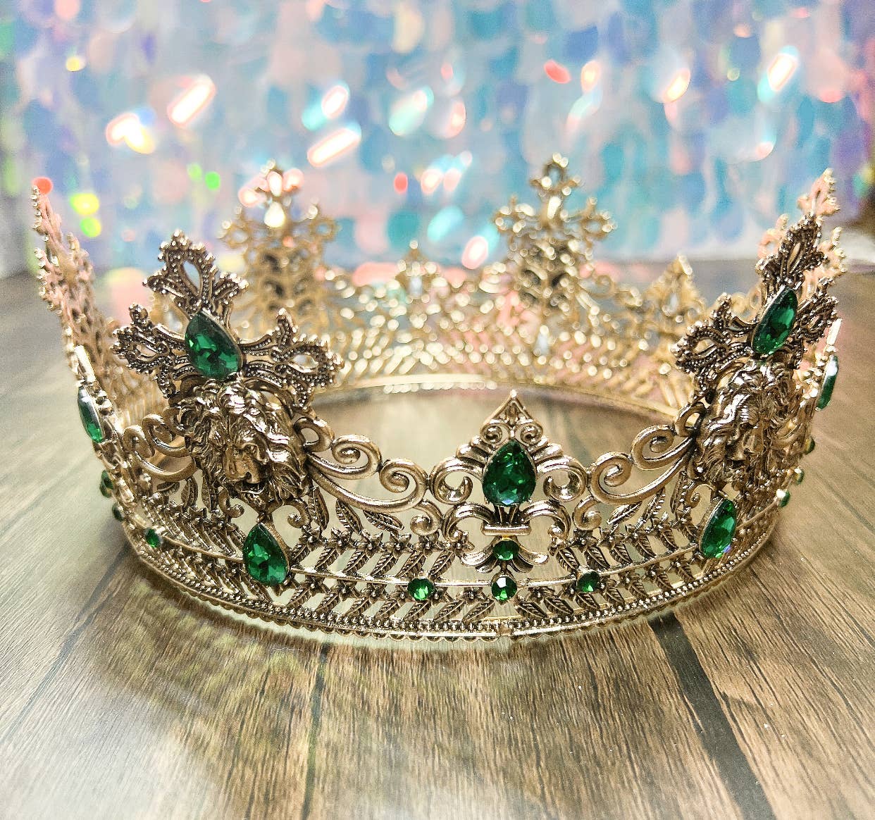 Happy Dream Gifts – wholesale Partyhatt/-krona – Royal King Crown för män, Prince Headpiece för bröllop, Prom3