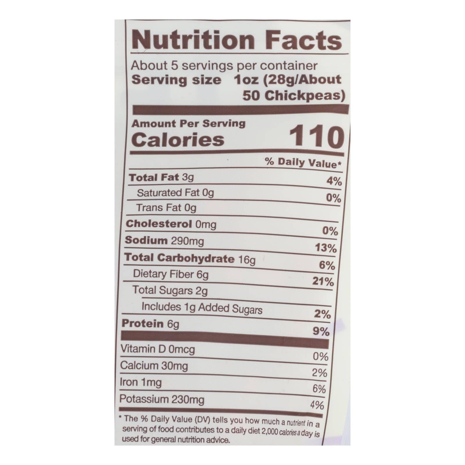 Everyday Supply Co - Wholesale Nuts - Biena Chickpea Snacks - Rockin' Ranch - Case Of 8 - 5 Oz.1