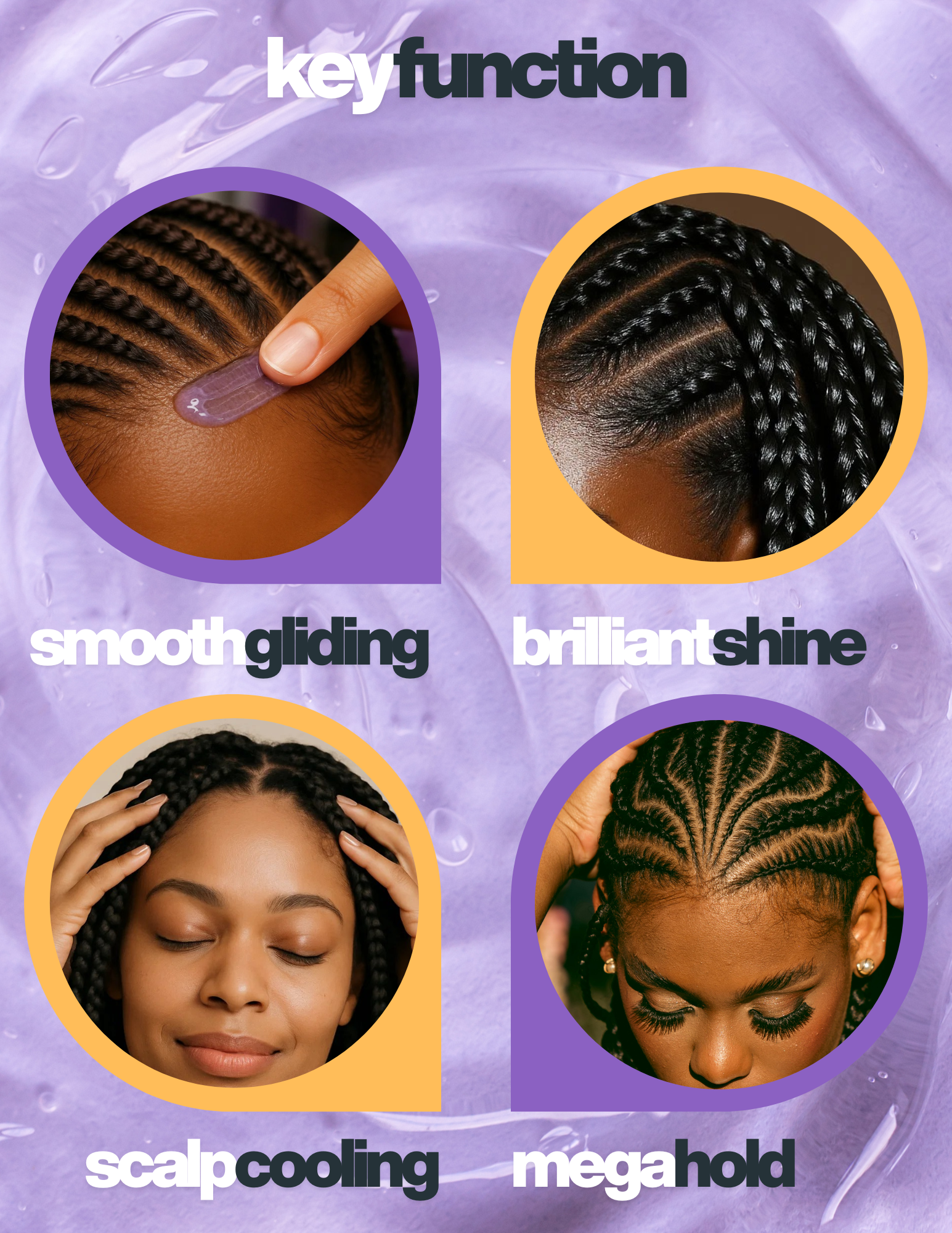 ON Natural USA - Wholesale Hair Styling Gel/Mousse - ON Natural - Eternal Braids - All-In-1 Braid Gel6
